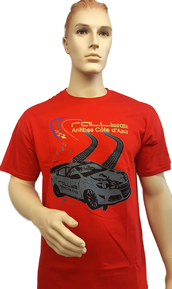 T.SHIRT RALLYE ROUGE